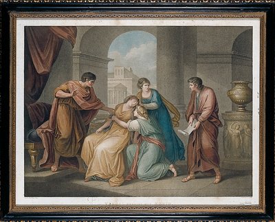 Virgile Lisant son Énéide, 1796 - Francesco Bartolozzi