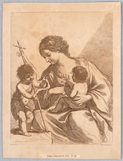 Vierge, Enfant et Saint Jean - Francesco Bartolozzi