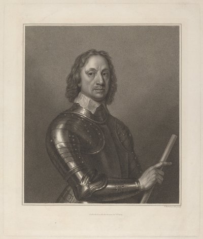 Oliver Cromwell - Francesco Bartolozzi after Robert Walker