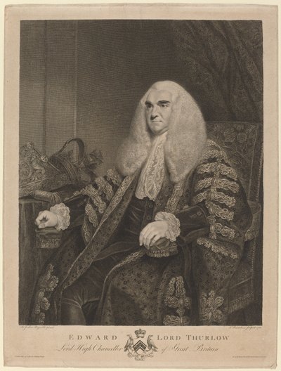 Edward, Lord Thurlow - Francesco Bartolozzi after Sir Joshua Reynolds