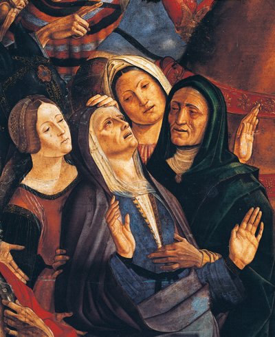 Vierge, (détail) - Francesco Bianchi Ferrari