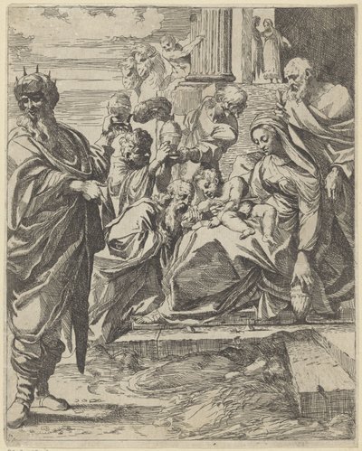 Adoration des mages - Francesco Brizio (attributed to)