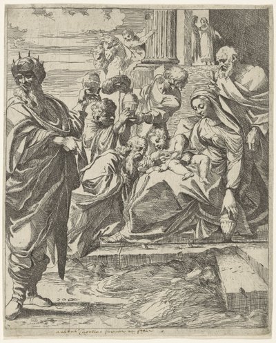Adoration des mages - Francesco Brizio (attributed to)