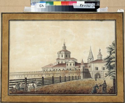 Vue du monastère Andronik à Moscou - Francesco Camporesi