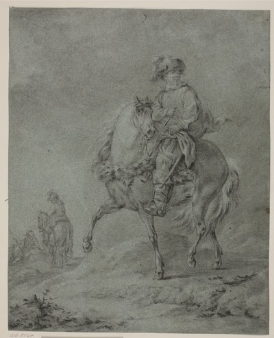 Cavaliers dans un paysage - Francesco Casanova