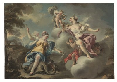 Une des deux allégories - Francesco Celebrano