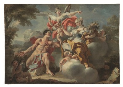 Une des deux allégories - Francesco Celebrano