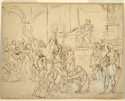 Le martyre de Saint André - Francesco Coghetti