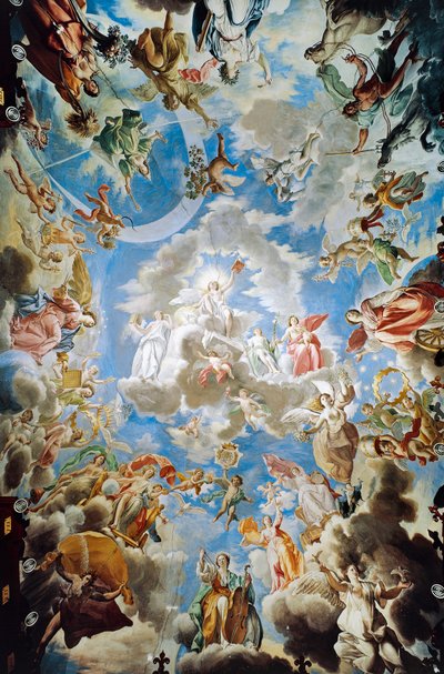 Apothéose, fresque de la Maison Pamphilj - Francesco Cozza