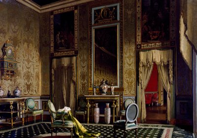 Salle de style Empire, peinture de Francesco Didioni (1839-1895) - Francesco Didioni