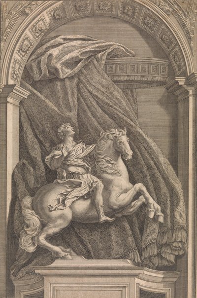 Statue équestre de Constantin le Grand - Francesco Faraone Aquila