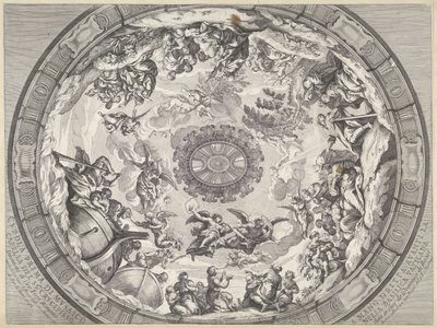 Décoration de coupole avec des figures de l