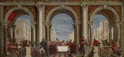Le Festin dans la maison de Lévi - Francesco Fontebasso