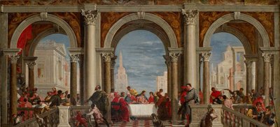 Le Festin dans la maison de Lévi, 1720-1769 - Francesco Fontebasso