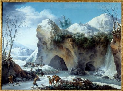 Paysage enneigé - Francesco Foschi