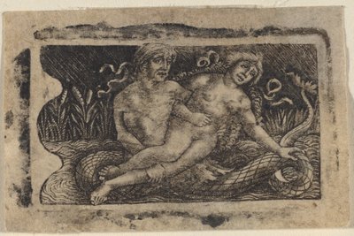 Triton et nymphe - Francesco Francia or Peregrino da Cesena
