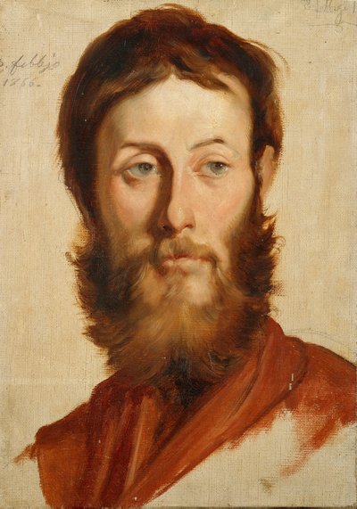 Portrait du peintre Ernesto Rayper (1840-1873) - Francesco Gandolfi