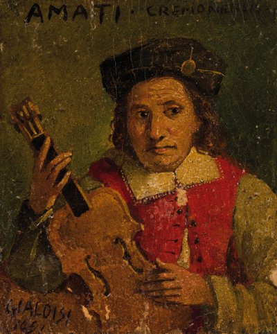 Portrait de Nicola Amati, fin du XVIIe siècle - Francesco Gialdisi