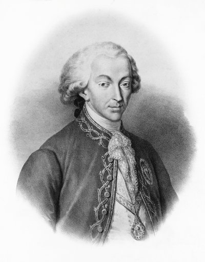 Portrait de Carlo Emanuele IV de Savoie (1751-1819), Roi de Sardaigne - Francesco Gonin