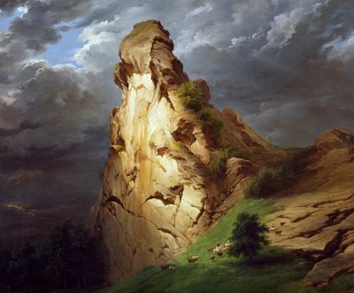 Forteresse de Sepay près de Viggiu - Francesco Gonin