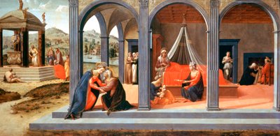 Une scène de Saint Jean-Baptiste, (détail), c. 1500-1540 - Francesco Granacci