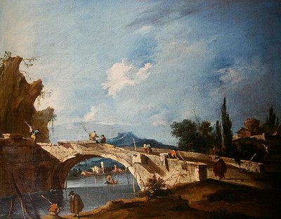 Paysage fluvial - Francesco Guardi