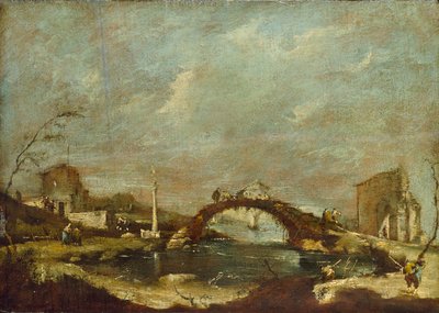 Paysage de caprice - Francesco Guardi