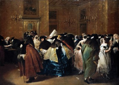 Casino (Il ridotto) à Venise - Francesco Guardi