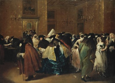 Casino Il ridotto à Venise - Francesco Guardi