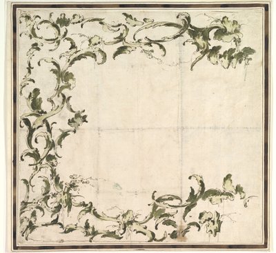 Conception pour un motif de cadrage, 1712-93 - Francesco Guardi.