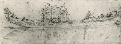 Gondole réservée aux ambassadeurs - Francesco Guardi
