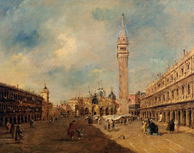 Piazza San Marco, c.1780 - Francesco Guardi