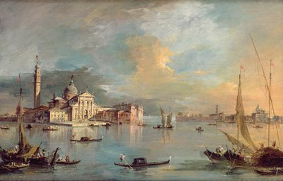 San Giorgio Maggiore, Venise, avec la Giudecca et Zitelle - Francesco Guardi
