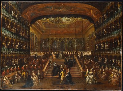 Le Dîner et le Bal au Teatro San Benedetto Venise, en l