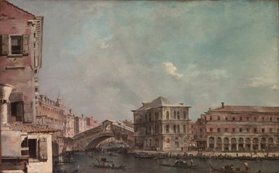 Le Grand Canal au-dessus du Rialto - Francesco Guardi