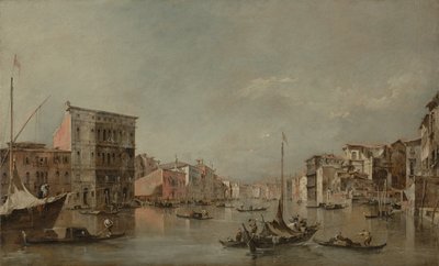 Le Grand Canal à Venise avec le Palazzo Bembo, c.1768 - Francesco Guardi