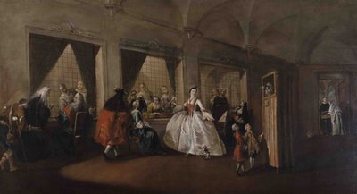 Le Parloir des Nonnes à San Zaccaria - Francesco Guardi