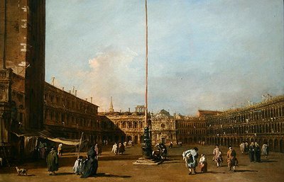 La Piazza San Marco, Venise - Francesco Guardi