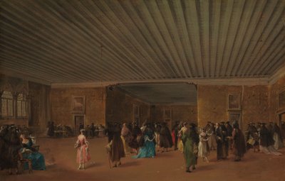 Le Ridotto Pubblico au Palazzo Dandolo, vers 1765-68 - Francesco Guardi