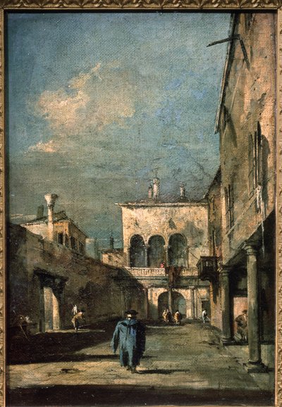 Cour intérieure vénitienne - Francesco Guardi