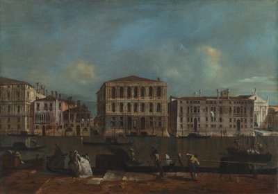 Venise. Le Grand Canal avec le Palazzo Pesaro, 1755-1760 - Francesco Guardi