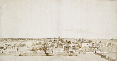 Vue à travers le jardin de la Villa Loredan - Francesco Guardi