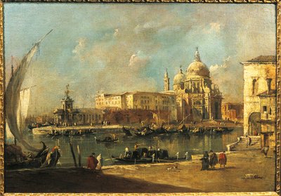 Vue de la Dogana et de Santa Maria della Salute, Venise - Francesco Guardi