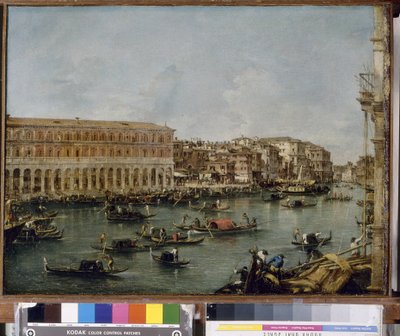 Vue du Grand Canal avec les Fabbriche Nuove di Rialto, 1756-60 - Francesco Guardi