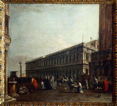 Vue de la Piazzetta - Francesco Guardi