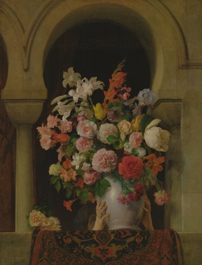 Un Vase de Fleurs à la Fenêtre d