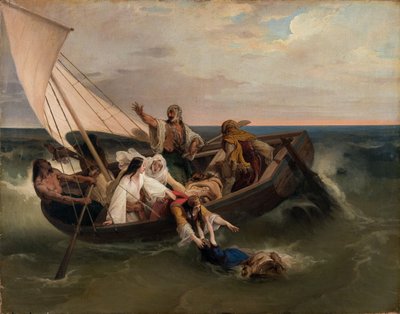 Bateau avec des fugitifs grecs, 1834 - Francesco Hayez