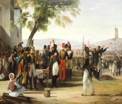 Napoléon après la bataille de Wagram - Francesco Hayez