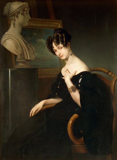 Portrait de Cristina Trivulzio Belgiojoso - Francesco Hayez