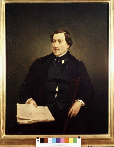 Portrait de Gioacchino Rossini (1792-1868) - par Hayez, Musée de Brera, Milan - Francesco Hayez